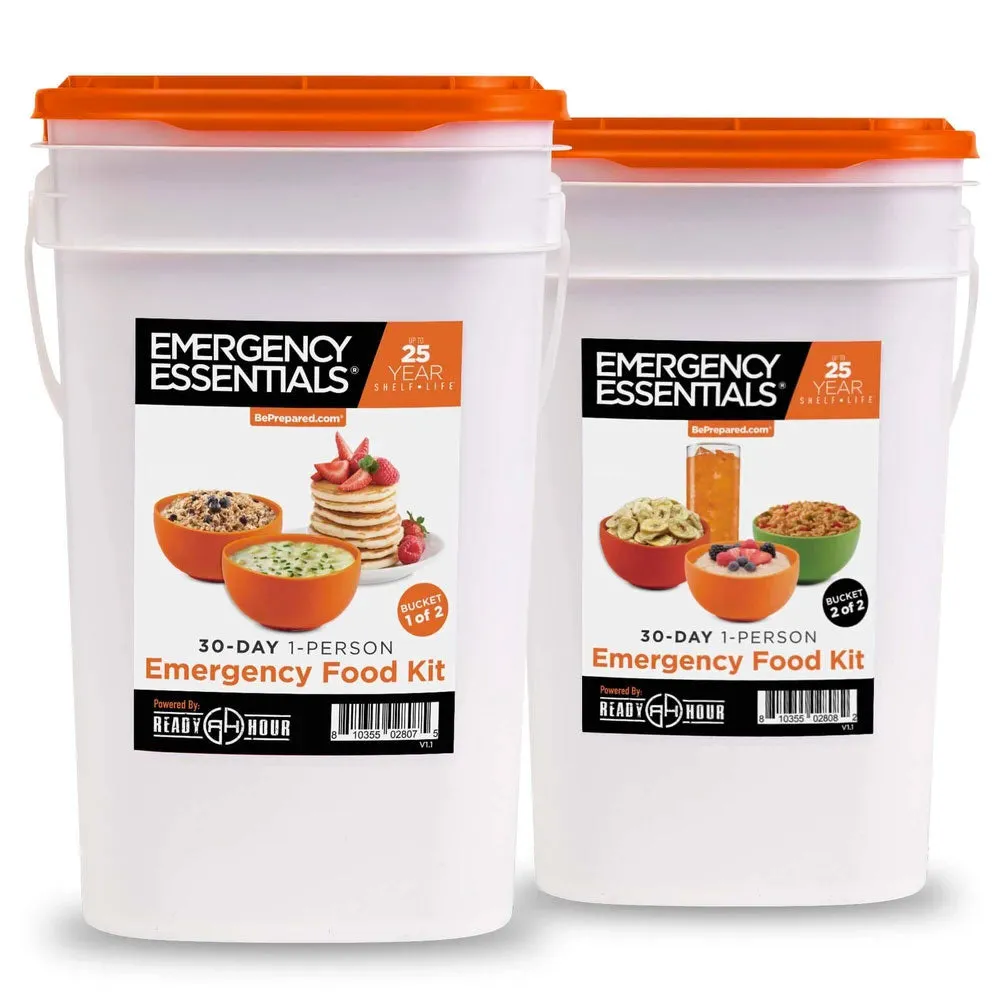 1-Month (30-Day) Emergency Food & Water Filtration Kit - Emergency Essentials