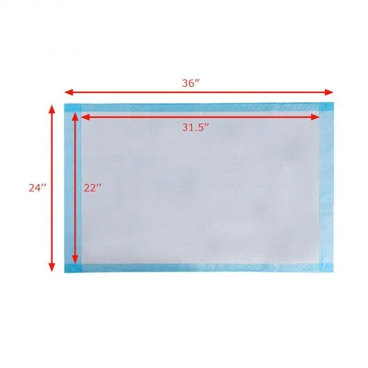 150 pcs 24" x 36" Pet Wee Pee Piddle Pad