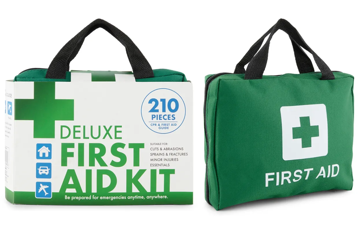 2x 210PCS | EMERGENCY FIRST AID KIT | Medical Travel Set | Workplace Office | ARTG BULK