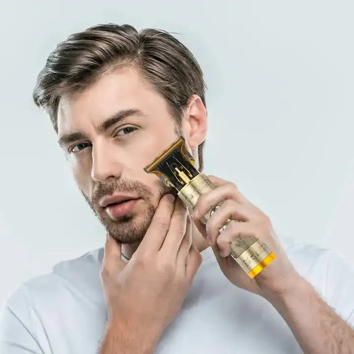 3-in-1 Professional Hair Clipper Set | Rechargeable Beard Trimmer, Nose Hair Trimmer, & Electric Shaver with USB Cable, Cleaning Brush & Attachments
