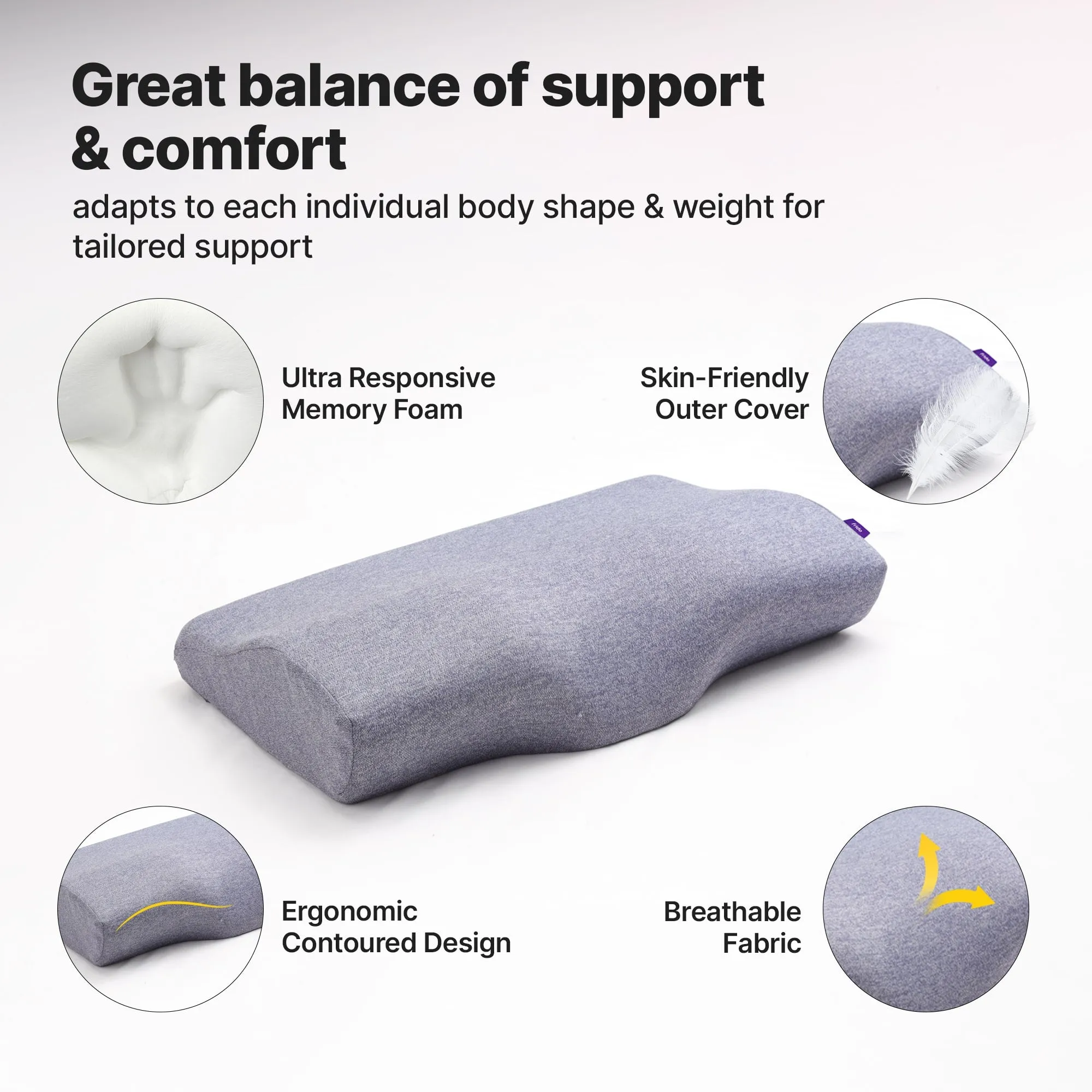 AC - Frido Ultimate Neck Contour Cervical Pillow