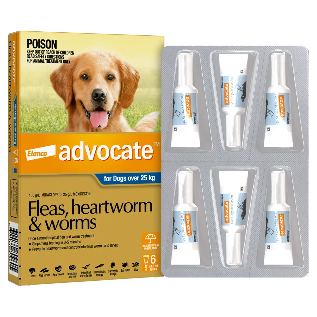 Advocate for Dogs Over 25kg 6 Months