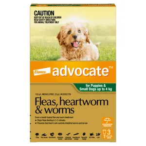 Advocate for Puppies & Dogs Under 4kg