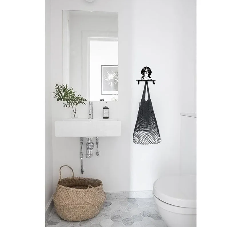Beagle Basset Hound Wall Hook