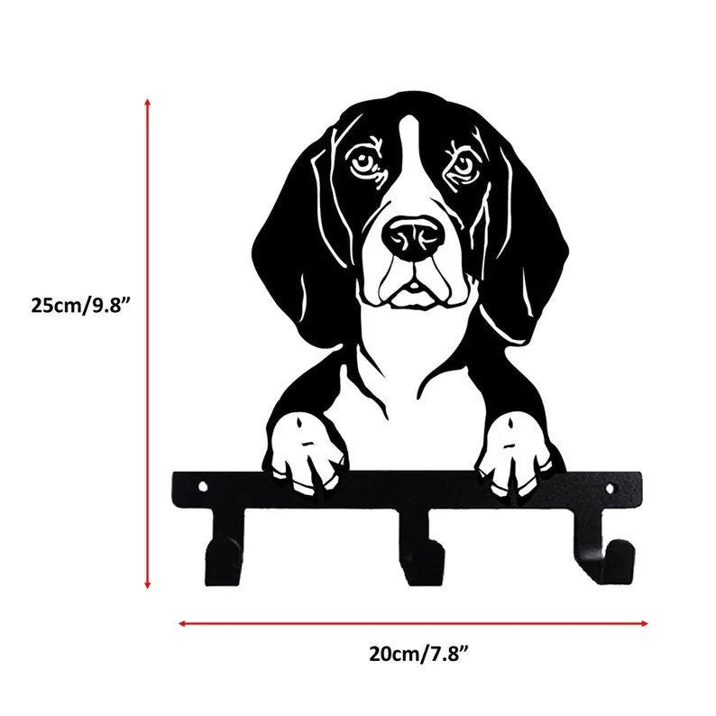 Beagle Basset Hound Wall Hook