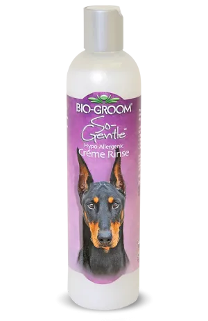 Bio Groom So Gentle Hypoallergenic Creme Rinse Conditioner 12- Oz Bottle