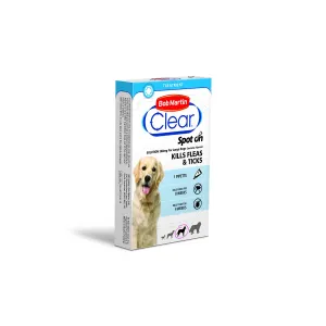 Bob Martin Clear Flea Clear Spot On For Dogs