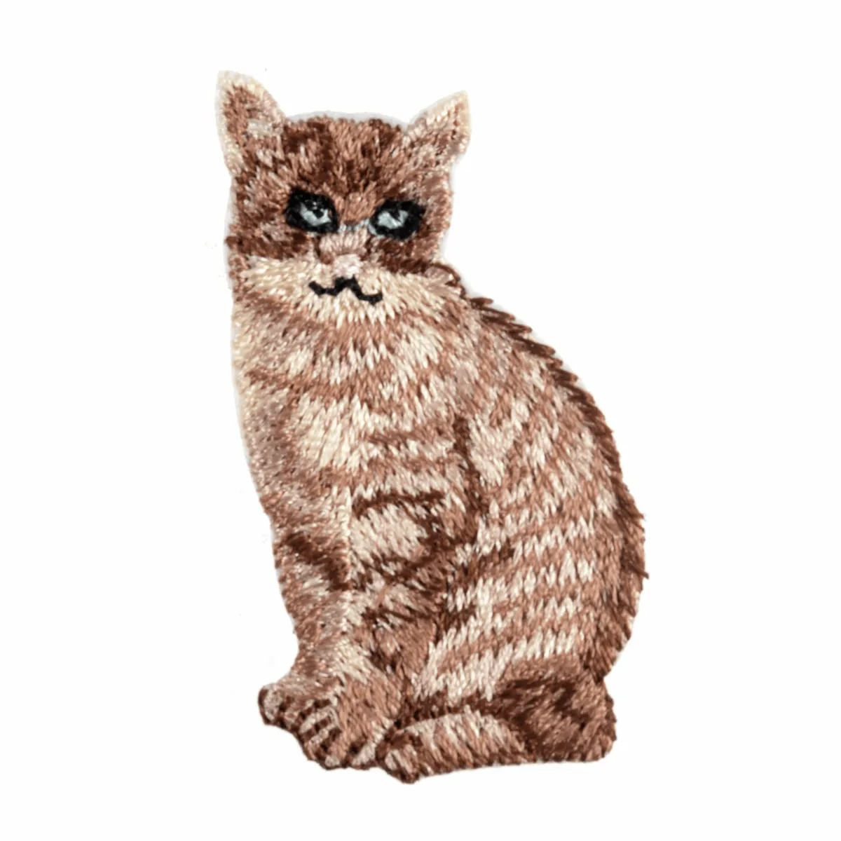 Brown Cat - Iron -On & Sew-On Patch
