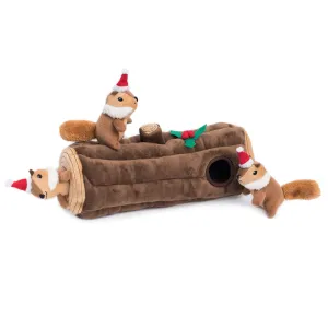 Christmas - Holiday - Chipmunk Dog Toy - Puzzle Toy - Interactive Toy