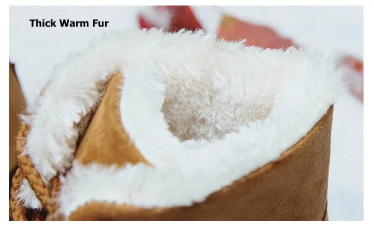 Dyavor Orthopedic Boots For Women Arch Support Snowy Warm Fur Plush Insole Winter Boots
