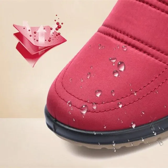 Dyavor Women Orthopedic Boots Waterproof Fur Ankle Shoes