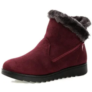 Dyavor Women Orthopedic Plush Casual Boots