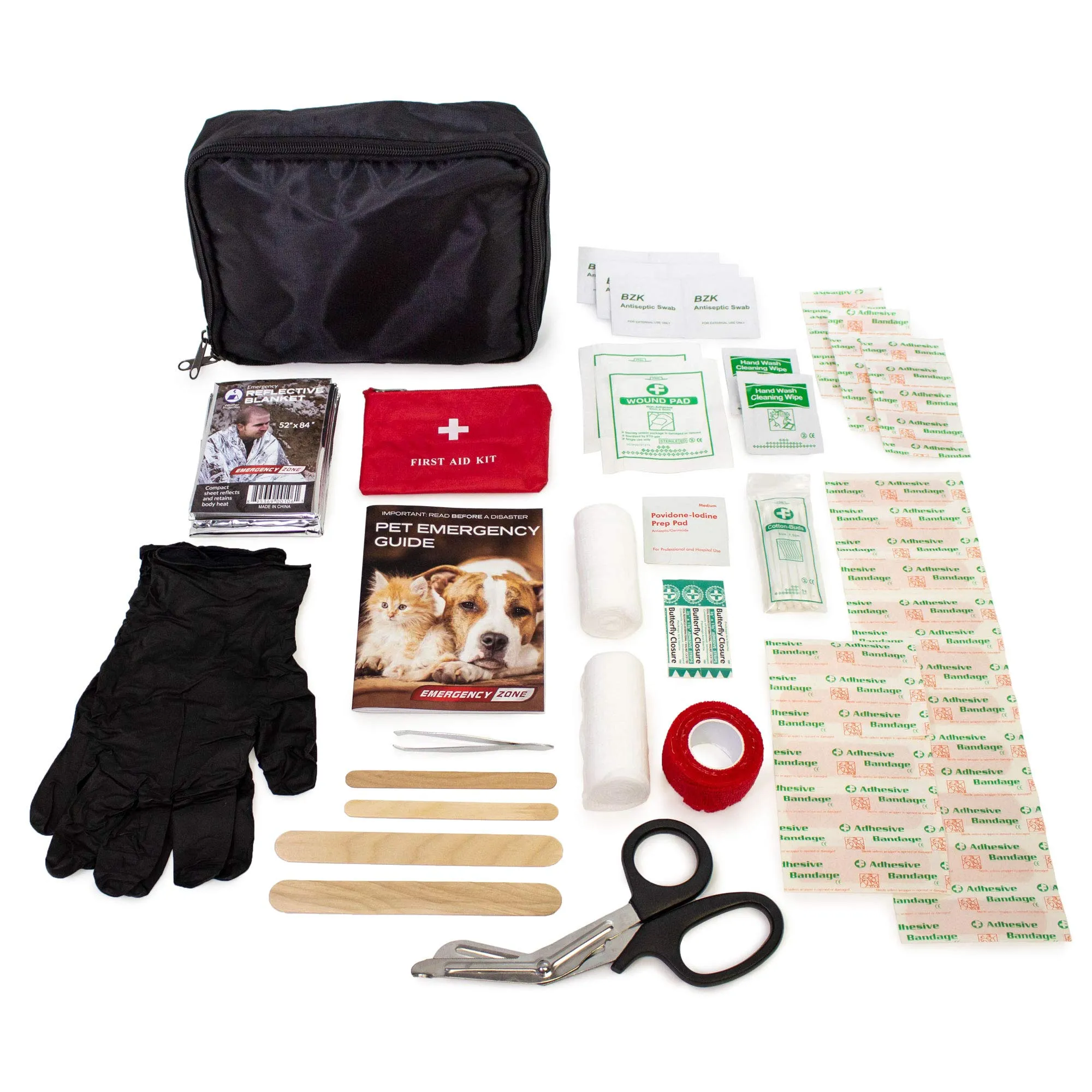 Emergency Zone Cat Deluxe Bug Out Emergency Survival Kit. Prepare Your Cat for Hurricanes, Earthquakes, Wildfires, etc.