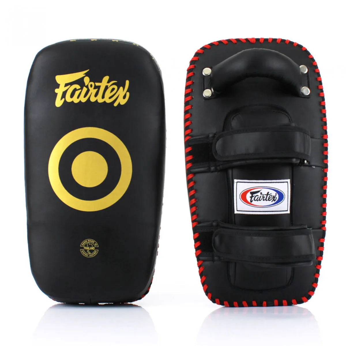 Fairtex KPLC5 Light Weight Thai Kick Pads Black/Gold