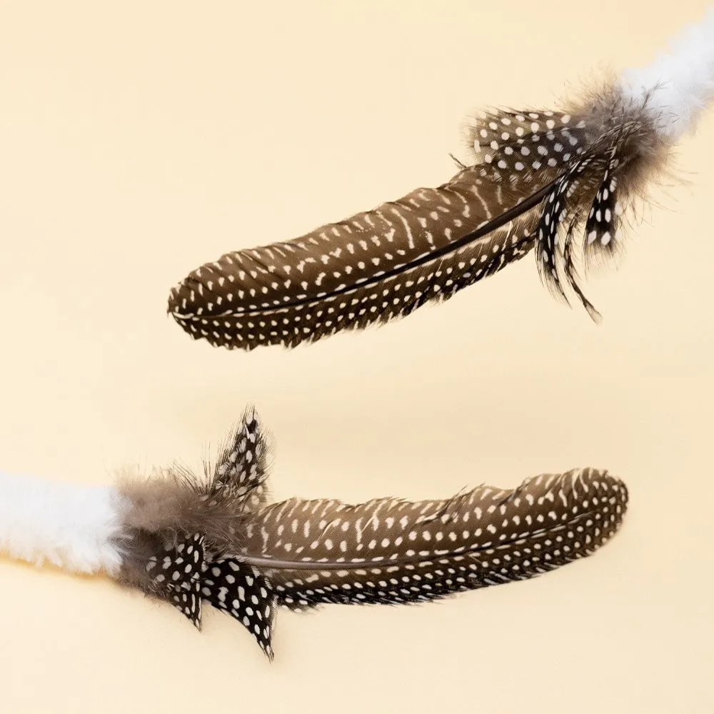 Guinea Fowl Stick Cat Teaser