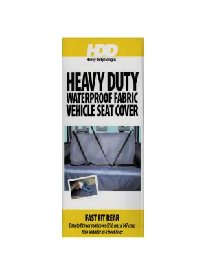 HDD Heavy Duty Fast Fit Rear Seat Cover - grey (304)