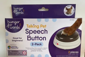 Hunger for Words Dog Speech Button 2 Pack