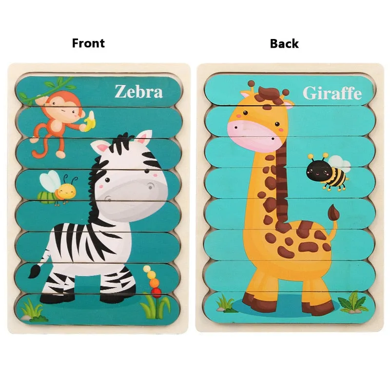 Interactive Montessori Magnetic Puzzle: Fun Learning Toy for Kids 3-6