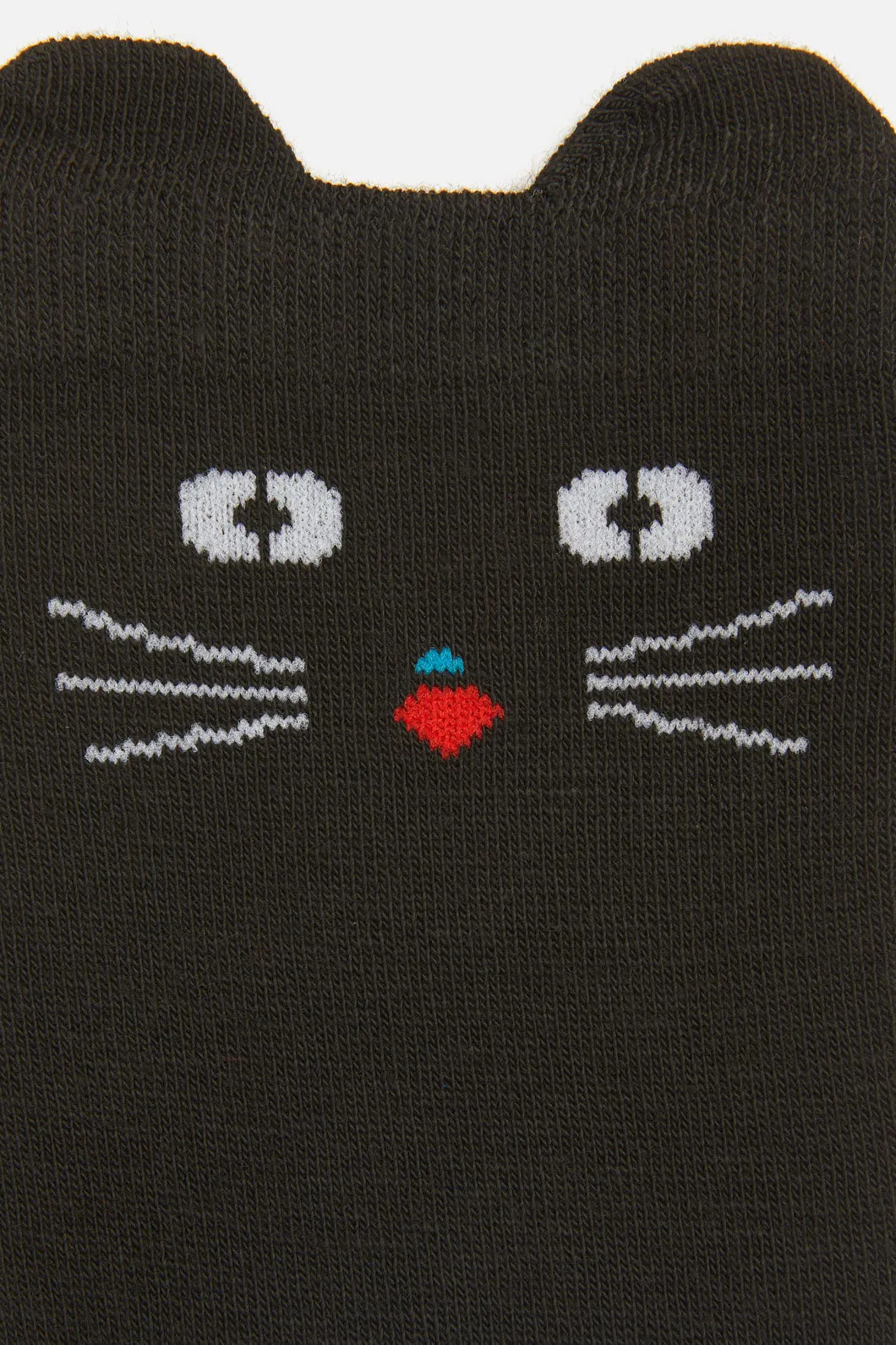 Long Cat Face Socks