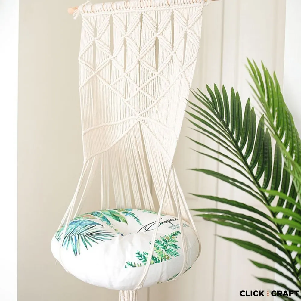 Macrame Cat Hammock 3