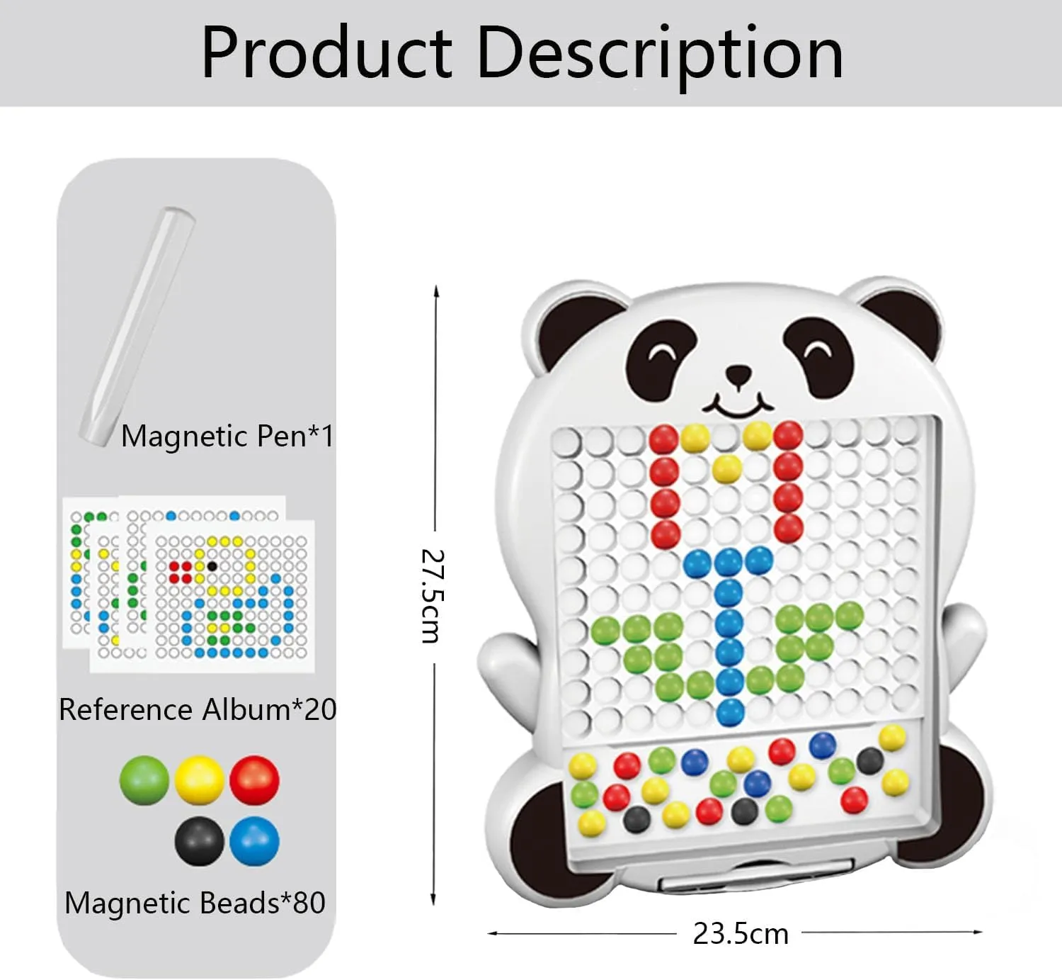Magnetic Dot Board: Portable Animal Shapes for Creative.