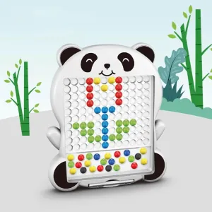 Magnetic Dot Board: Portable Animal Shapes for Creative.