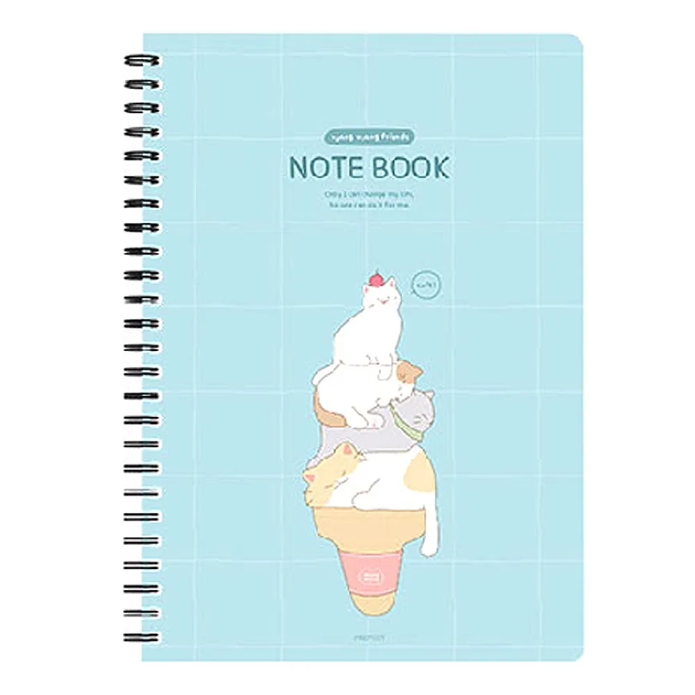 Meow Meow Cats 10" Ruled Notebook