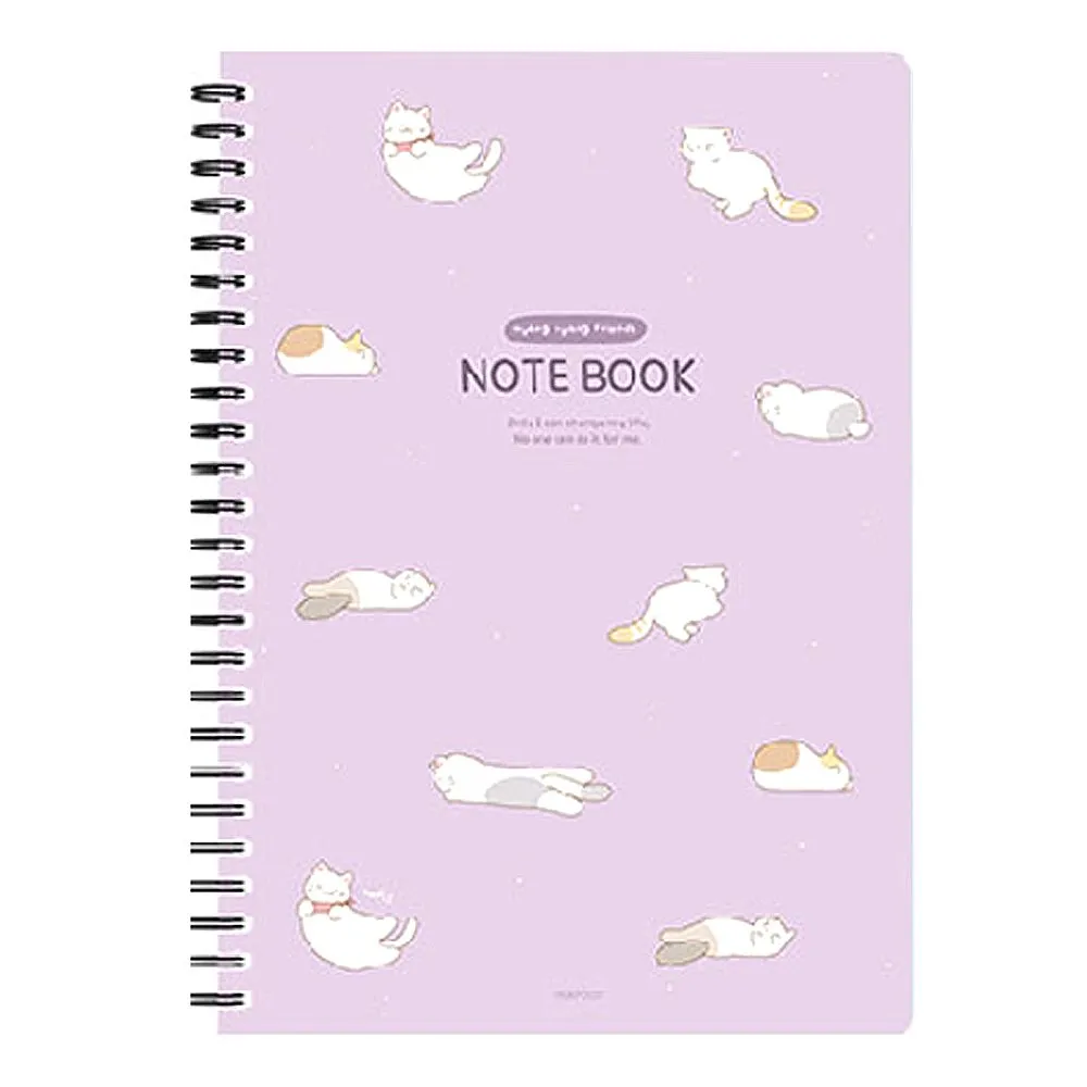Meow Meow Cats 10" Ruled Notebook
