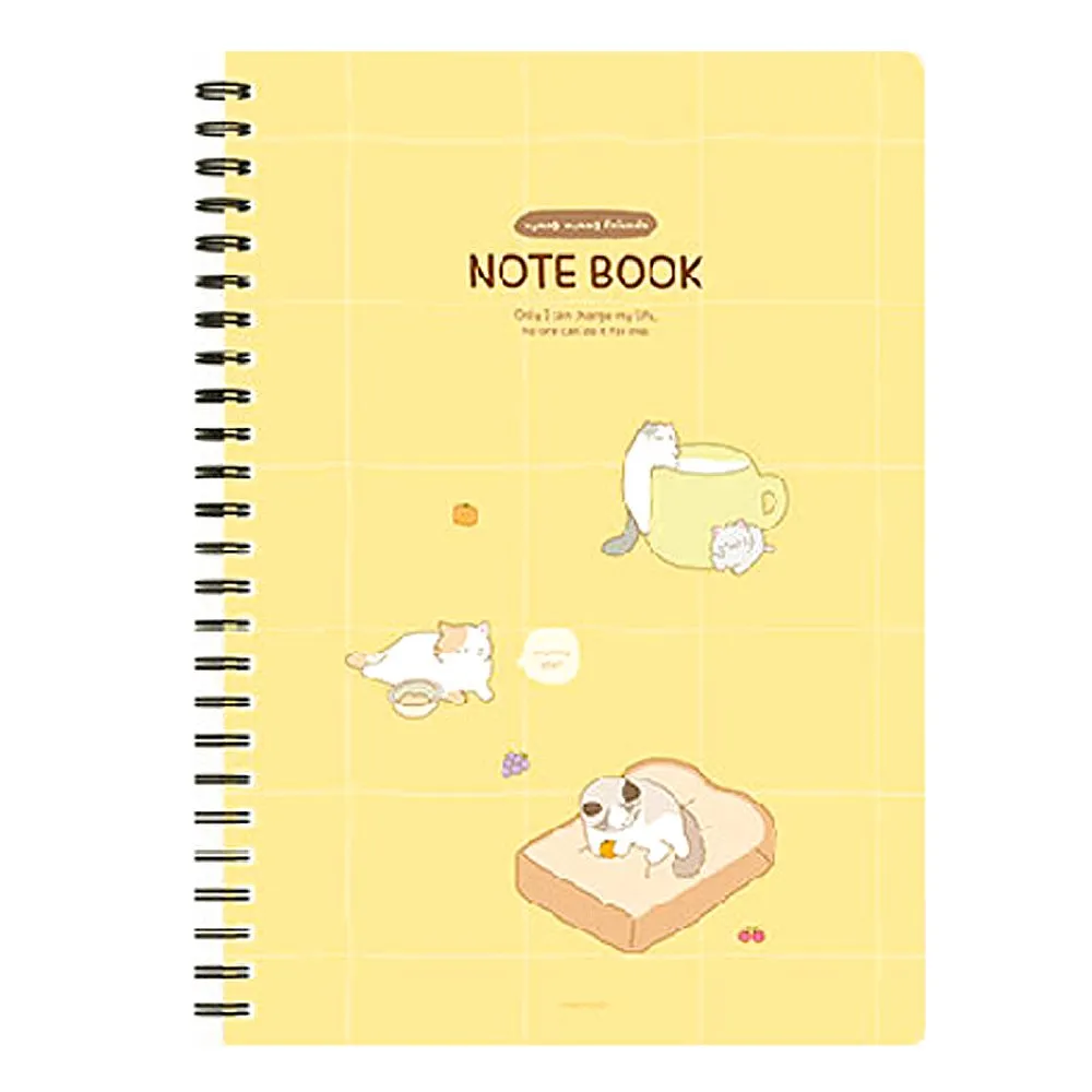 Meow Meow Cats 10" Ruled Notebook