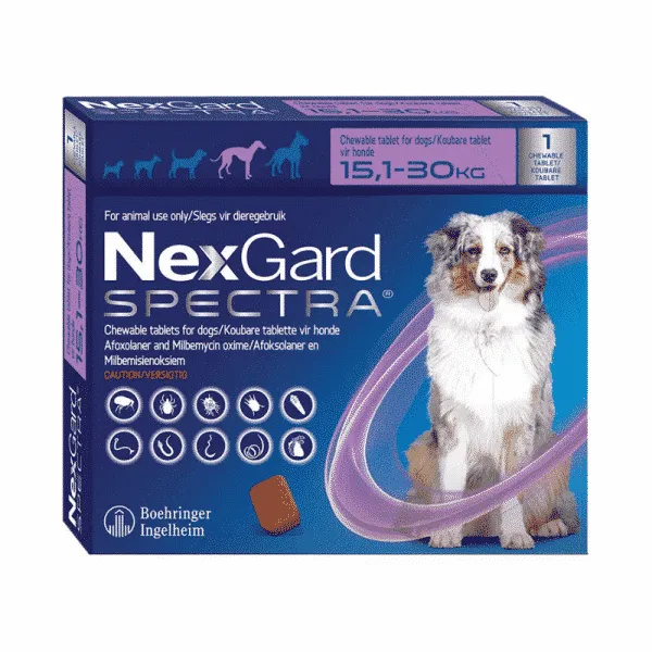 Nexgard Spectra (click on size for price )