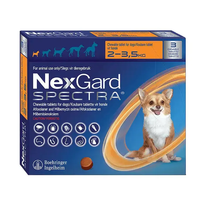 Nexgard Spectra (click on size for price )