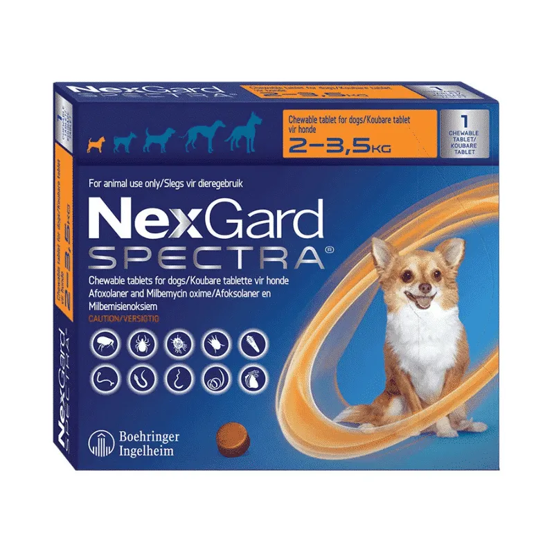 Nexgard Spectra (click on size for price )