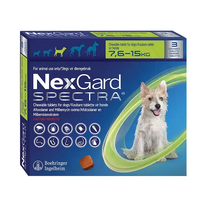 Nexgard Spectra (click on size for price )