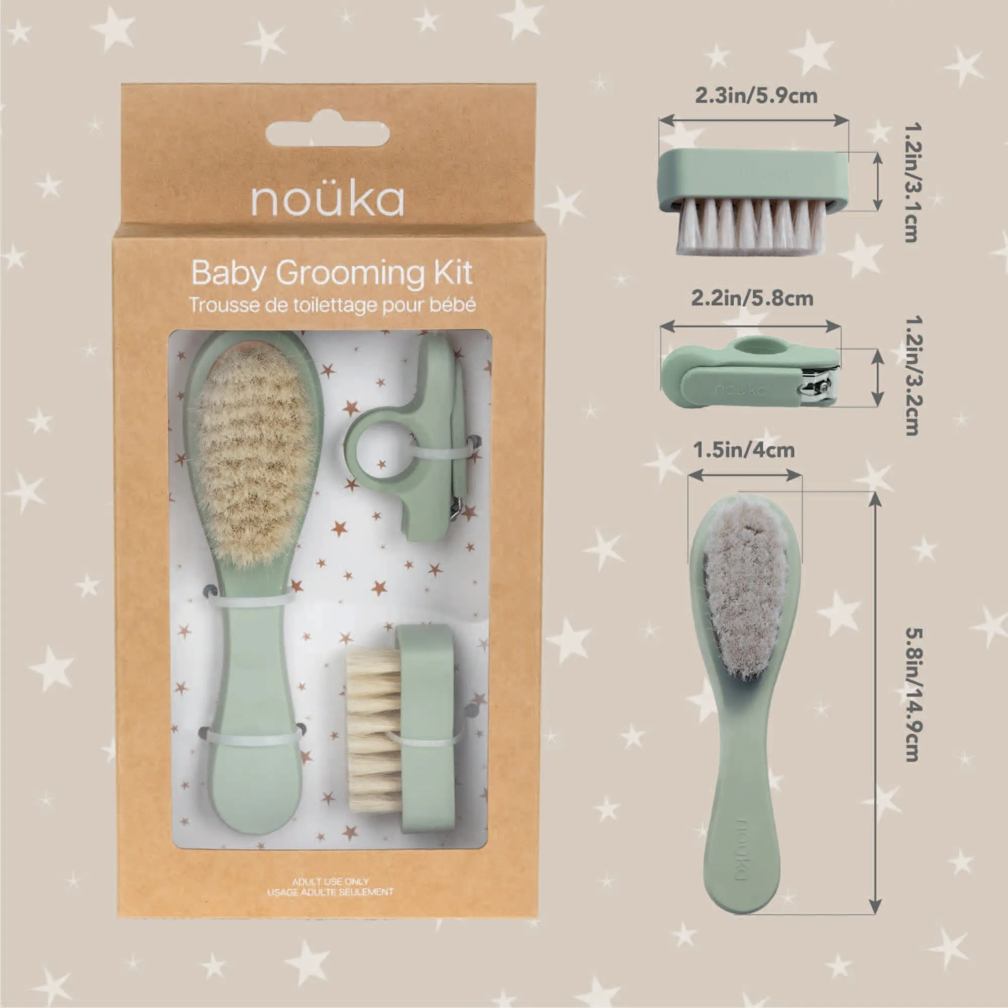 noüka Baby Grooming Kit Shifting Sand