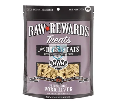 Northwest Freeze Dried Pork Liver Dog and Cat Treats