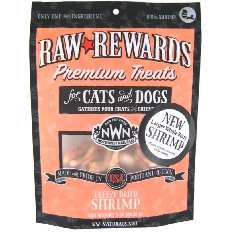 Northwest Naturals - Freeze-Dried Raw Rewards Shrimp Treat