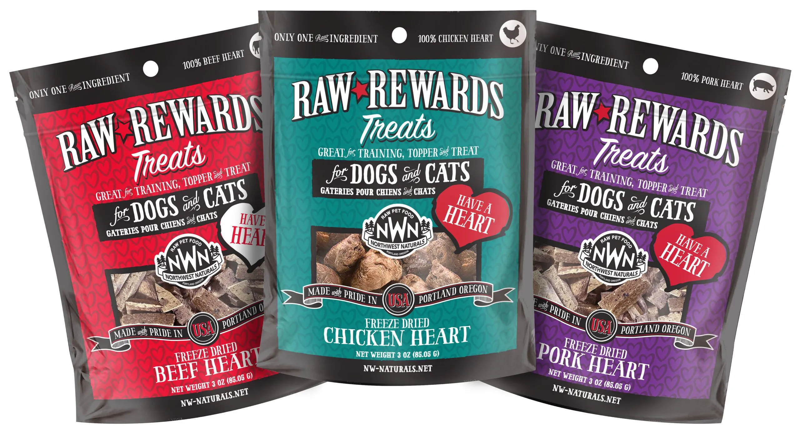 Northwest Naturals Raw Rewards Freeze-Dried Treats for Dogs and Cats