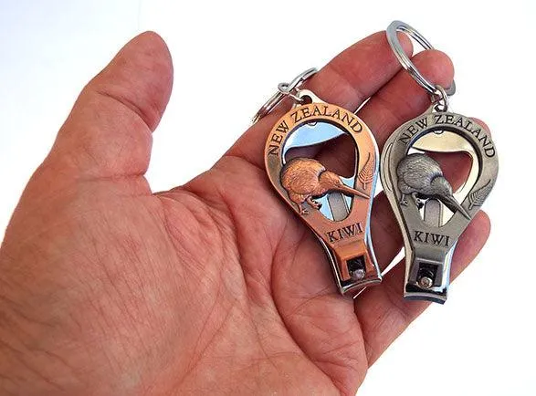 NZ Keychain Bottle Opener Nail Clipper and File