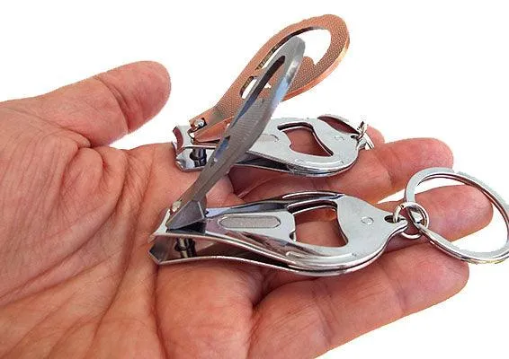 NZ Keychain Bottle Opener Nail Clipper and File