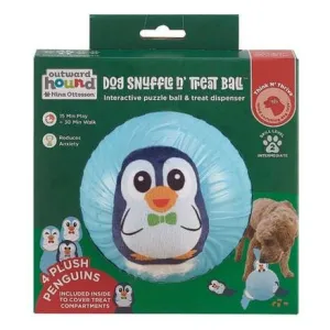 Outward Hound Snuffle N' Treat Ball Holiday Puzzle Dog Toy