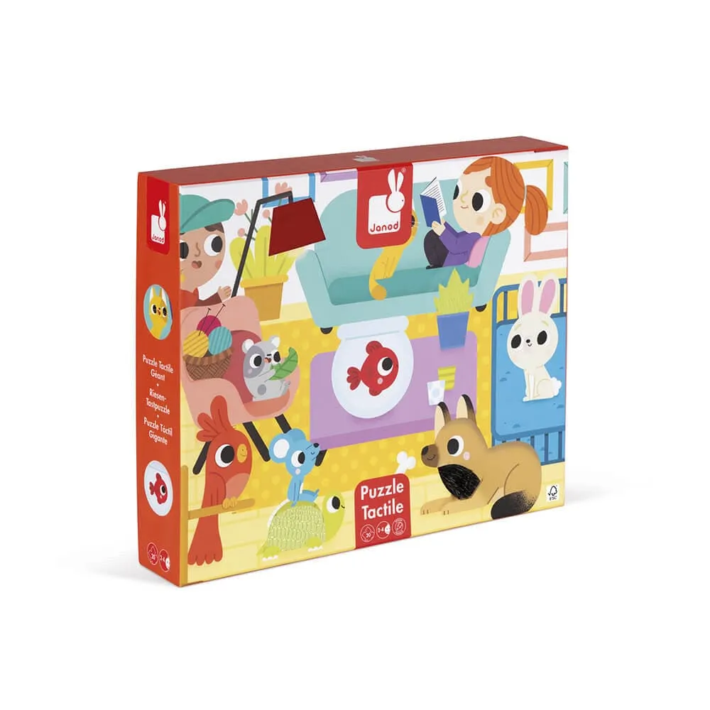 Pets Tactile Puzzle - 20 Piece