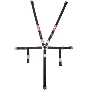 RaceQuip 5-Point Jr. Dragster/Quarter Midget Youth Camlock Set - Black