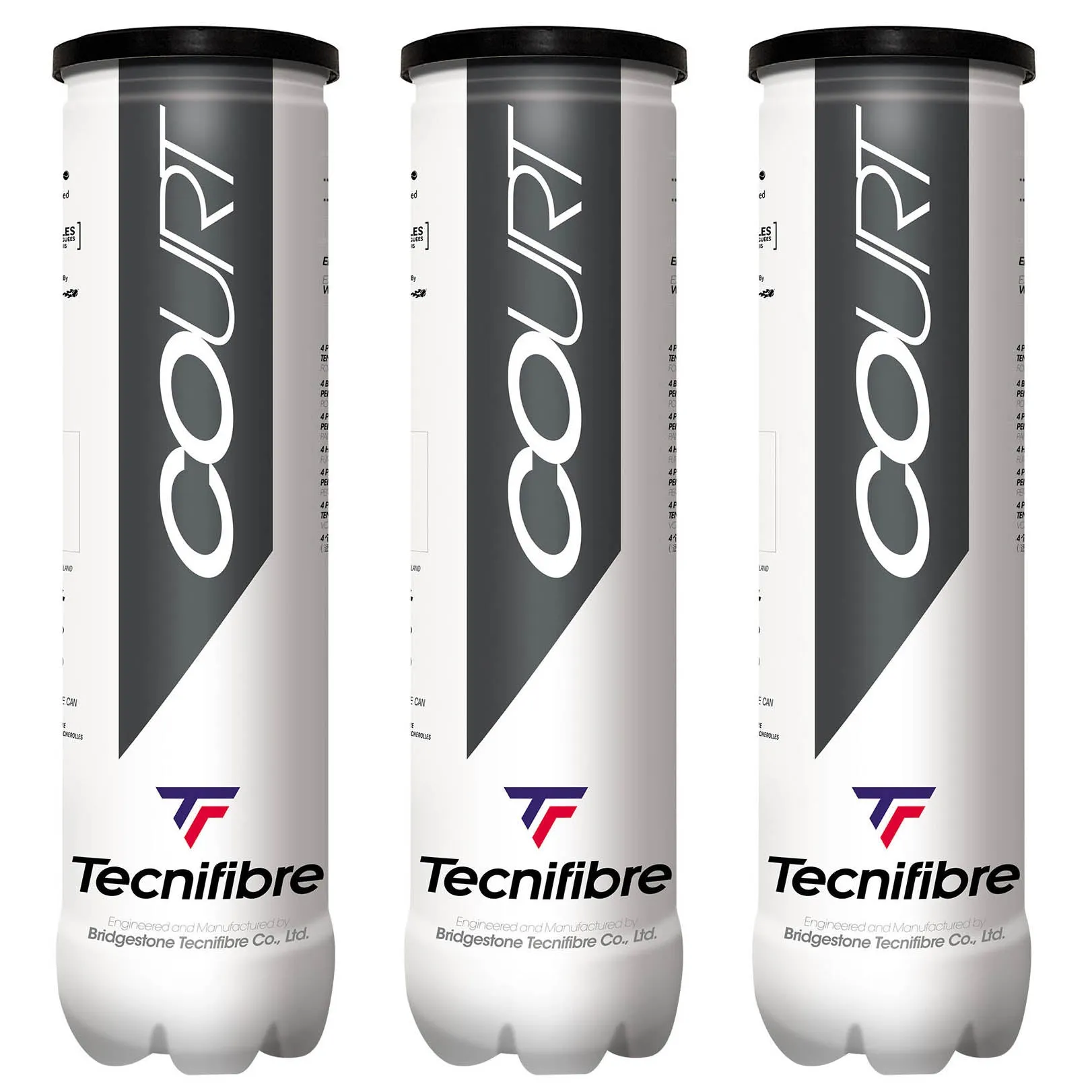 Tecnifibre Court Tennis Balls - 1 Dozen