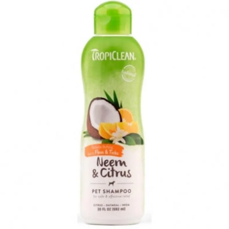 TropiClean Neem and Citrus Shampoo 20oz