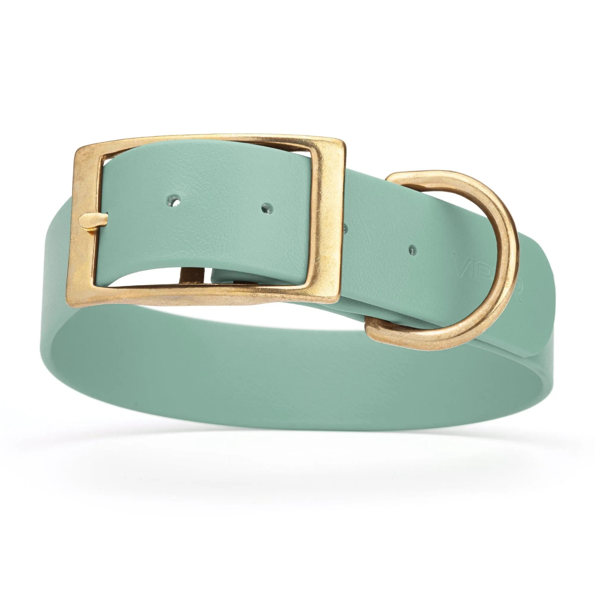 Viper Biothane Waterproof Dog Collar - Brass Hardware - Wide - Size XL (20" - 24")