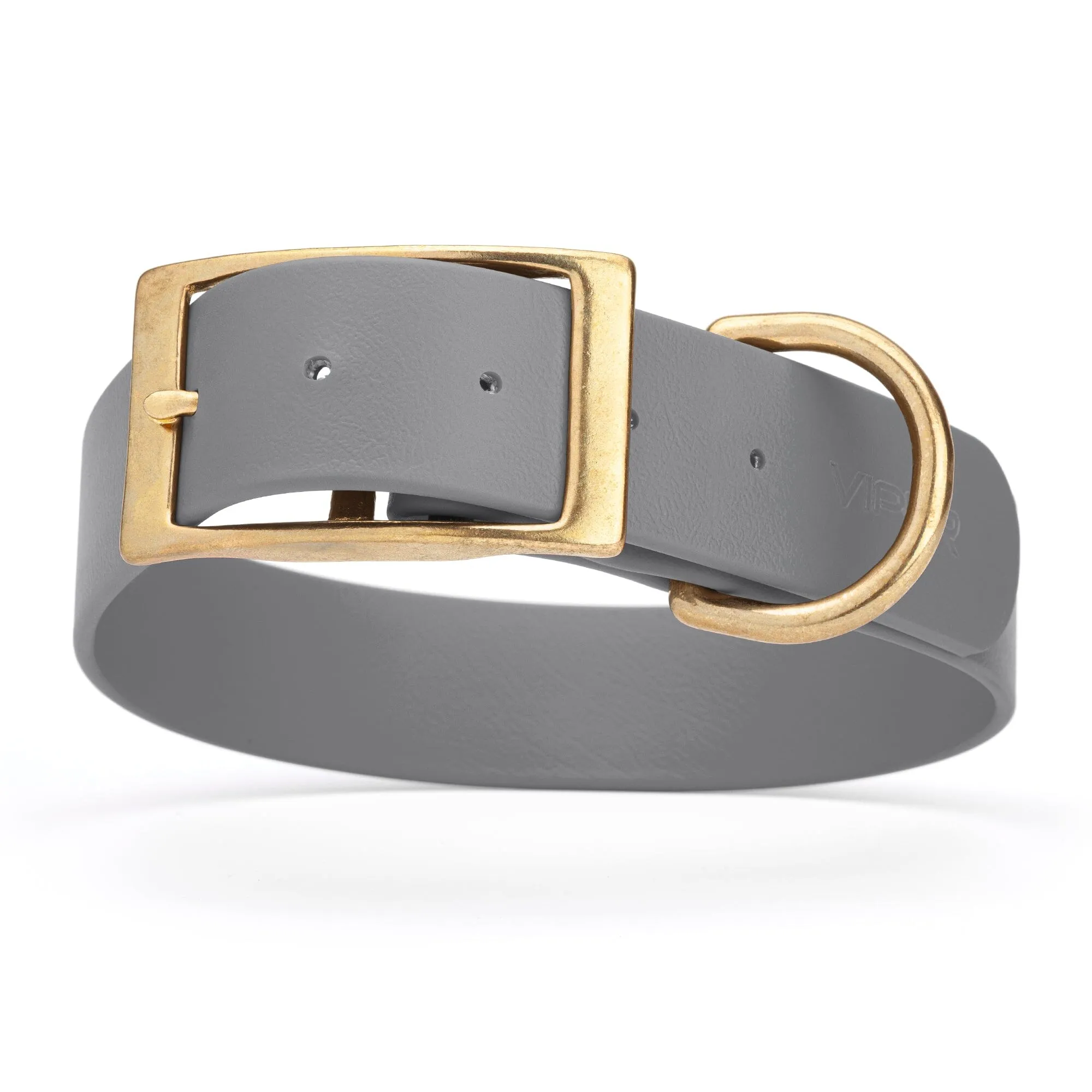 Viper Biothane Waterproof Dog Collar - Brass Hardware - Wide - Size XL (20" - 24")