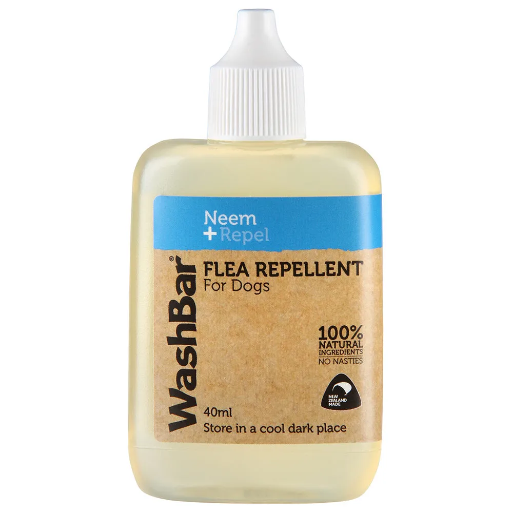 Washbar Natural Flea Repellent for Dogs 40ml